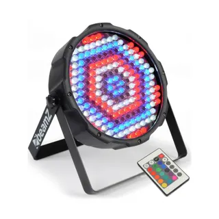 Jeu de lumières BEAMZ Projec lumi Flat PAR LED 10mm45W+Tél