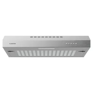 Hotte casquette KLARSTEIN SlimVent 60 cm 200 m³/h 52 dB LED Inox