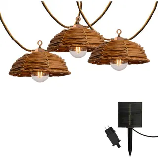 Guirlande lumineuse extérieur LUMISKY Guirlande solaire COTTAGE HYBRID 10 ampo