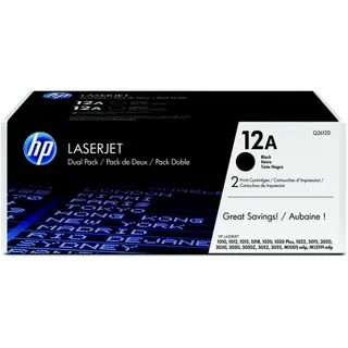 Toner HP N°12A Noir x 2