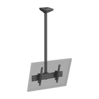 Support plafond TV KIMEX 1 TV 43''- 75'' Hauteur 150 cm, noir