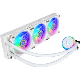 Kit de refroidissement COOLER MASTER MasterLiquid PL-Flux - 360 mm Blanc