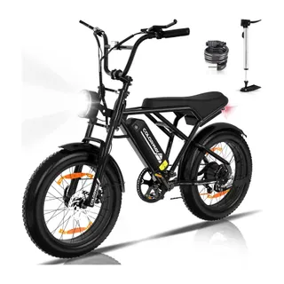 Vélo électrique COLORWAY 20"x4.0 Gros Pneus - 36V12Ah - VTT Noir