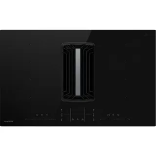 Plaque induction aspirante KLARSTEIN AirJet FlexPro hotte 83 cm Flexzone noir