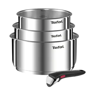 Batterie de cuisine TEFAL 3 casseroles avec 1 poignée