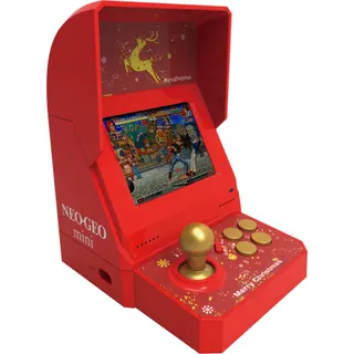 Console rétro JUST FOR GAMES SNK NeoGeo Mini Edition Noel Reconditionné
