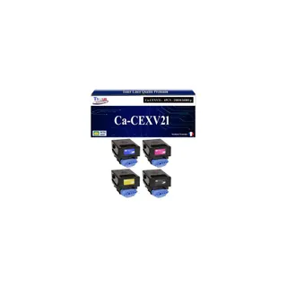 Toner T3AZUR pour Canon iR-C3380 C2880 CEXV21 x4