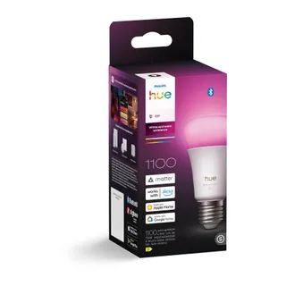 Ampoule LED connectée PHILIPS HUE E27 White&Color Ambiance 75W
