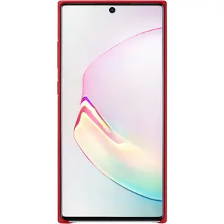 Coque SAMSUNG Note 10+ Cuir rouge