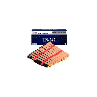 Cartouche d'encre T3AZUR Pour Brother DCP-L3510 HL-L3210 (x10)