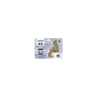 Cartouche d'encre EPSON T2636 XL (N/C/M/J) Ours Polaire