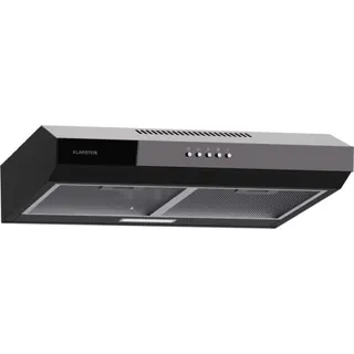 Hotte casquette KLARSTEIN Contempo 60cm encastrée 200m³/h LED inox