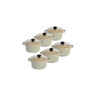Mini cocotte HOBBYTECH Lot de 6 Minis cocottes Grise