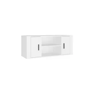 Meuble TV HELLOSHOP26 Meuble TV moderne avec rangement spacieu