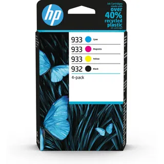Pack HP Pack Multipack 4 Originales (932 Noir + 933 Couleurs) - CN057AE