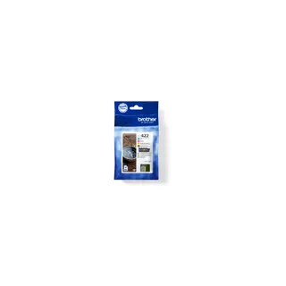 Cartouche d'encre BROTHER Pack Multipack 4 Originales LC422 (Noir + 3 Couleurs) - LC422VAL