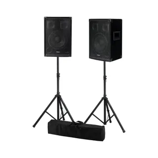 Enceinte sono IBIZA DISCO08B 2x 300W 3 voies, Supports PIEDS