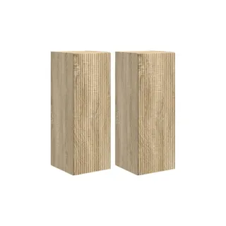 Meuble TV HELLOSHOP26 Meuble TV mural moderne 30 x 31 x 80 cm