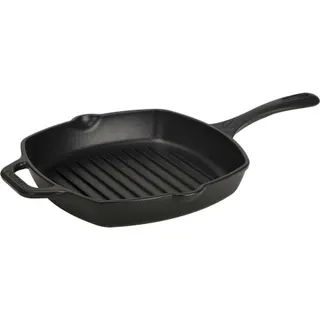 Poêle grill VICTORIA COOKWARE Griller Fonte Émaillée Induction 25x25cm
