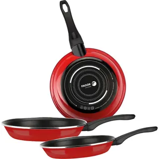 Batterie de cuisine FAGOR Optimax Set 3 Poêles à Frire Induction
