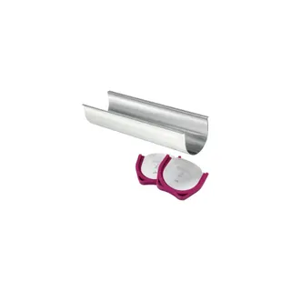 Moule à bûche GOBEL Gouttière à bûche inox - 300 x 85 x 68 m