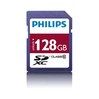 Carte SD PHILIPS Carte SDHC  128Go - classe 10