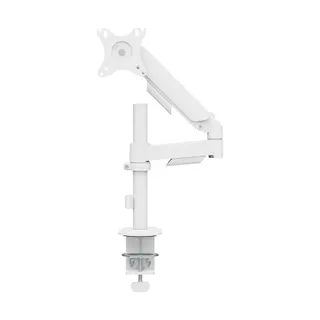Pied TV KIMEX Support écran PC 17-32", avec mât, Blanc