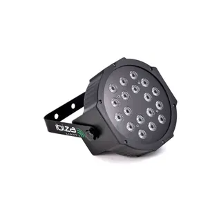 Jeu de lumières IBIZA Projecteur  à LEDs RGB 18x1W PARLED118