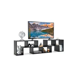 Meuble TV HELLOSHOP26 Meuble TV 3 pièces 134-180 x 30 x 43 cm
