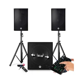 Pack sono BM SONIC Pack SONO DJ BM SONIC BMS-1815 - 2700W E