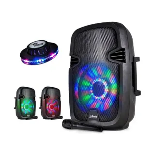 Pack sono PARTY LIGHT&SOUND Enceinte Karaoké PARTY-7LED mobile 8"/20