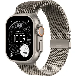 Montre connectée APPLE WATCH 49mm Tit Naturel Milanais Ultra 3 S Cellular