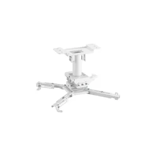 Support vidéoprojecteur KIMEX plafond, hauteur 25 cm, blanc