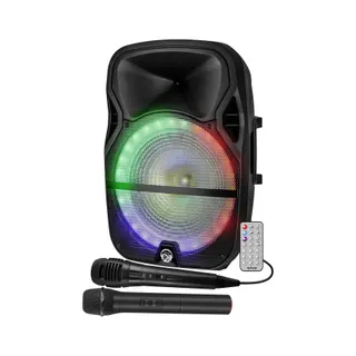 Pack sono LEDWOOD Enceinte Mobile 700W Sono Active KARAOKE
