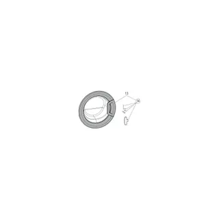 Hublot INDESIT hublot complet hp/ar wd cromato futura