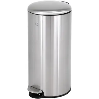 Poubelle de cuisine manuelle ESSENTIELB ronde 30L avec pedale