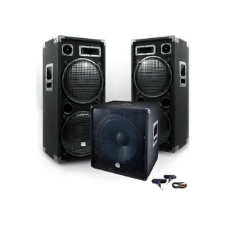 Pack sono IBIZA Pack SONO complet BMX-18215 3200W Caisso