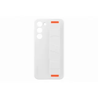Coque SAMSUNG S23+ Silicone avec laniere Blanc