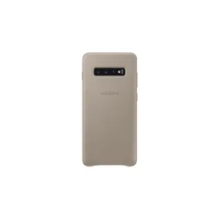 Coque SAMSUNG S10+ Cuir gris
