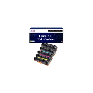 Toner T3AZUR pour Canon MF8580CDW, 718 (x5)