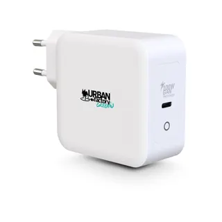 Chargeur ordinateur portable URBAN FACTORY 100W USB-C + Cable USB-C 2M