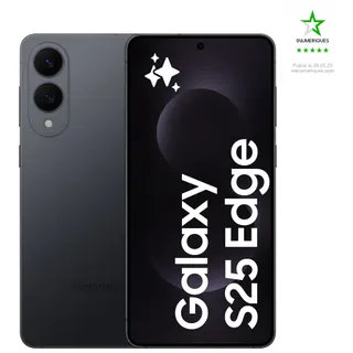 Smartphone SAMSUNG Galaxy S25 Edge Noir Titane 512Go