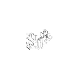 Porte WHIRLPOOL PORTE SECHE LINGE COMPLETE REP 1000 POUR