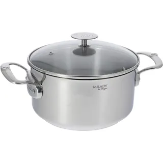 Faitout DE BUYER milady avec couvercle 24cm 3427.24