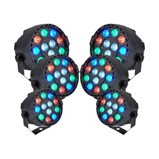 Jeu de lumières IBIZA Pack Light PROJECTEURS IBIZA A LED 6 PAR