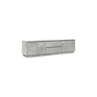 Meuble TV HELLOSHOP26 Meuble TV avec lumières LED espace de ra