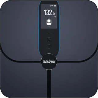 Pèse personne connecté RENPHO Elis Nova A031- Impédancemètre Haute Précision Bluetooth, 13 Données corporelles - Rechargeable
