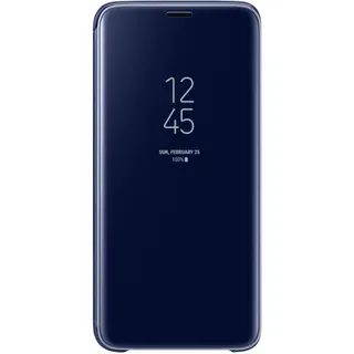 Etui SAMSUNG S9 Clear View Cover Fonction Stand bleu