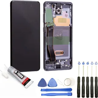 Ecran téléphone VISIODIRECT Vitre+Ecran LCD pour Samsung S20