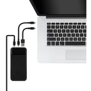 Batterie externe TNB 20 000 mAh 65W Power Delivery noir